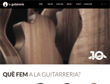 Tablet Screenshot of laguitarreria.net